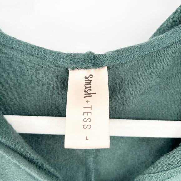 Smash + Tess x Jillian Harris Womens Fall Lounge Hooded Harris Jumpsuit Size L - Picture 6 of 8